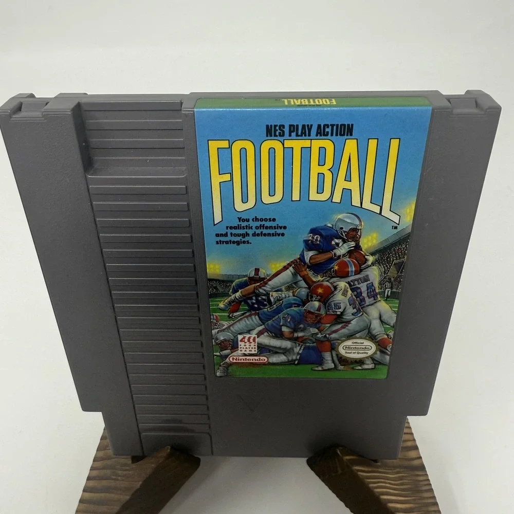 Vintage NES Play Action Football Nintendo NES Original Video Game Cartridge